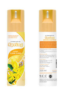 Ambientador en Aerosol Spring Ylang Ylang 60 Meses 225ml Suministro Vietnam Hogar Ecológico Mercado Masivo En Stock OEM - Product Image 2