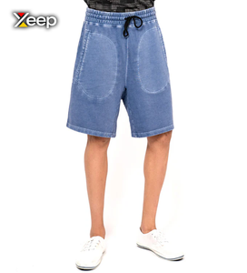 XEEP Customize Lightweight Solid Casual <b>Men</b> Shorts High Quality Quick Dry Breathable <b>Drawstring</b> Knitted Front High OEM Service - Product Image 2