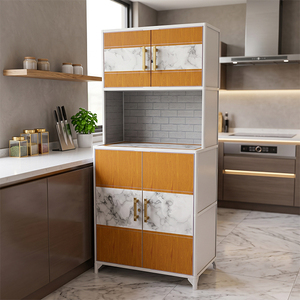 Escurridor de Platos Nandos de Aluminio y Plástico Color Marrón Claro con Drenaje de Agua, Apto para Cocina/Utensilios de Cocina/Almacenamiento de Cubiertos - Product Image 1