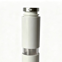 Botella con Bomba Airless Blanca de 30ml 50ml, Dispensador de Vacío Cosmético de Lujo para Suero y Loción, Logotipo Personalizado, Venta al Por Mayor