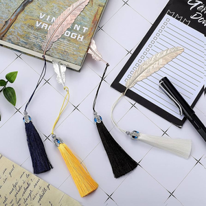 Marcapáginas de Metal con Forma de Pluma, Regalo de Papelería para Estudiantes, Diseño Único con Forma de Ala, Marcapáginas de Metal de Calidad Estándar a Buen Precio - Product Image 1