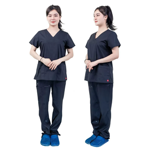 Wholesale Medical <b>Scrubs</b> Nursing Uniform Sets Anti-wrinkle & User-friendly Women & Men - Product Image 5