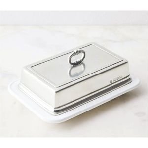 Vente en gros de boîte à beurre en acier inoxydable avec couvercle, boîte à beurre en métal de qualité alimentaire supérieure pour réfrigérateur, comptoir et usage hôtelier - Product Image 6
