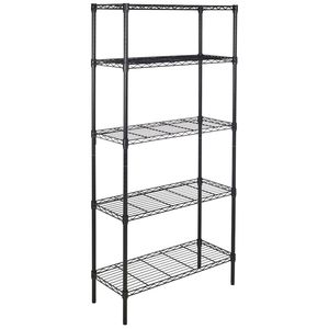 Scaffale in Ferro Cromato a 5 Ripiani, Dimensioni 180*90*35, per Organizzazione Domestica e Ufficio - Product Image 6