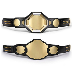 Ceinture de championnat MMA, réplique personnalisée, ceinture de récompense pour la lutte professionnelle, 100% cuir véritable, personnalisable - Product Image 1
