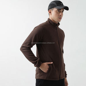 Nardon Apparel 2024 chaquetas de lana Polar transpirables con contraste de Color azul personalizado para hombres buena venta de ropa usable OEM - Product Image 3