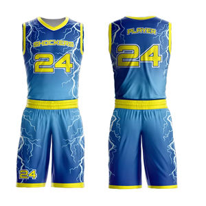 Uniforme de baloncesto de malla transpirable sublimado, personalizado OEM, de alta calidad - Product Image 2