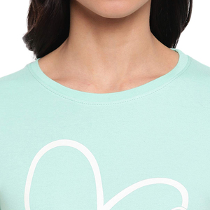 Conjunto de Verano para Mujer, Camiseta de Cuello Redondo y Pantalones Cortos, Cómodo y Liso, de Manga Corta - Product Image 5