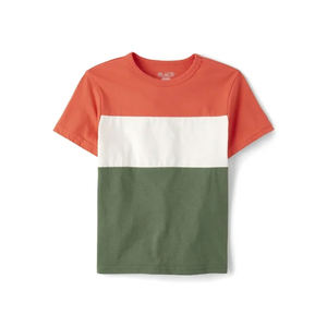 T-shirts personnalisables en coton de haute qualité à manches courtes pour hommes, vente en gros, design vierge, t-shirts pour enfants - Product Image 4