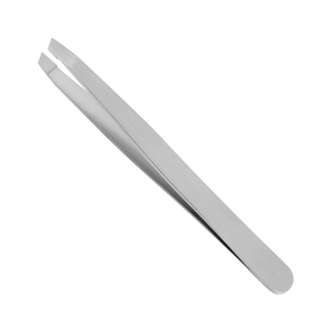 Pinzas Profesionales para Cejas de Acero Inoxidable, Herramienta de Depilación Facial, Punta Inclinada y Puntiaguda, Pinzas de Precisión para Cejas - Product Image 2