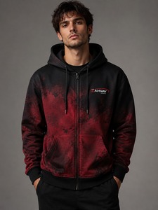Vente en gros de sweats à capuche zippés pour hommes, en polaire chaude, à manches longues, décontractés, fournisseur personnalisé, approvisionnement en gros - Product Image 1