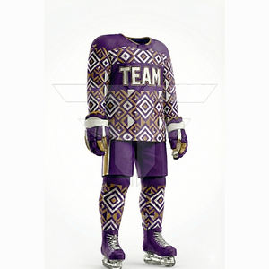 ชุดยูนิฟอร์มฮอกกี้น้ำแข็งแบบกำหนดเองได้ คุณภาพดี ราคาสมเหตุสมผล สำหรับทีมกีฬา  ออกแบบได้ตามต้องการ - Product Image 3