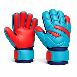 <b>Football</b> Goalkeeper Gloves Full Finger <b>Leather</b> Non-Slip Adjustable Wrist Strap Men Sports <b>Football</b> Goalkeeper Gloves - Product Image 6