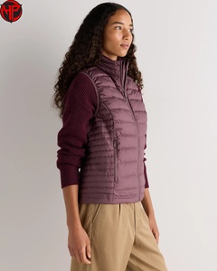 <b>Women</b> Down Alternative Puffer Vest Quilted <b>Sleeveless</b> Gilet Zip Up Stand Collar Warm Layer for Outdoor <b>Womens</b> <b>Sleeveless</b> <b>Jacket</b> - Product Image 2