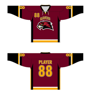 Camisetas de Hockey Profesionales Personalizadas para Hombre y Mujer, Cuello con Cordones, Uniforme de Hockey Sublimado, Camisetas de Hockey sobre Hielo Juveniles para Hombre - Product Image 2