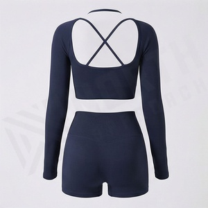 Nuevo Diseño al por Mayor, Ropa Deportiva Personalizada para Mujer, Conjuntos de Yoga de Dos Piezas, Tallas Grandes, Ropa Deportiva para Gimnasio, Fitness y Atletismo - Product Image 2