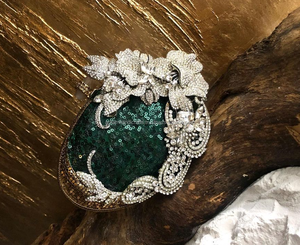 Artisanat de luxe Pochette en nacre pour femme Sac à main Offre Spéciale pour mariages et fêtes Style Golfe Bahreïn - Product Image 3