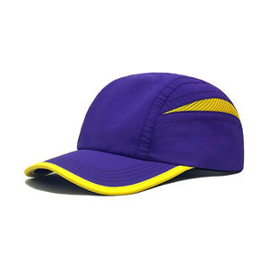 Gorra de poliéster de fácil cuidado, gorra de béisbol de corona alta, ajustable, profesional, con opción de logotipo personalizado para personal y equipos de servicio - Product Image 1