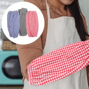 Unisex Children's Checkered Pants Blue Black Red Plaid Cotton Elastic Waist Pants for Kids <b>Cooling</b> Technology with UV Protection - Product Image 4