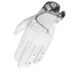 Guante de Golf Personalizado con Logotipo Hunter Sports para Hombre, de Cuero Genuino Cabretta, Antideslizante, de Secado Rápido, Suave y Transpirable - Product Image 1