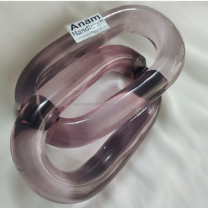 Customized Modern Acrylic Chain Wall Accents Handmade Modern <b>Ornamental</b> Resin Hanging for Home Decor Diwali Festival Ready - Product Image 2