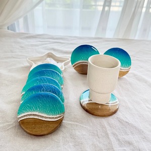 Juego de Posavasos Decorativos de Resina de Madera NEHA ENTERPRISES, Posavasos de Epoxi Hechos a Mano de Lujo para Cafetería y Restaurante - Product Image 2