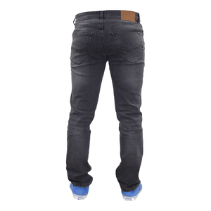 Men's Regular Fit Straight-leg Stonewashed <b>Denim</b> Jeans Mid Waist Cotton Casual Blue Vintage Winter Wear - Product Image 6