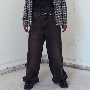 Nuevos Jeans Cargo de Mezclilla para Hombre 2026, Corte Holgado, Cintura Media, Color Azul Sólido, Algodón, Estilo Casual Otoñal, Precios al por Mayor - Product Image 4