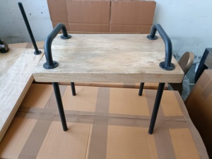 Pouf rond en corde de jute noir et blanc, tricoté à la main, deux couleurs, avec rembourrage, multifonctionnel, ottoman personnalisé - Product Image 6