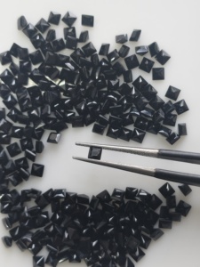 Quartz naturel 3 mm, taille carrée, qualité supérieure, pierres précieuses en vrac pour la fabrication de bijoux - Product Image 3
