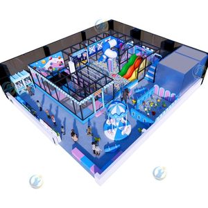 Equipo de juegos interior, área de juegos suave, piscina de bolas, tobogán, estructura de escalada, material de espuma PE, tamaño personalizado, soporta 500 kg - Product Image 3