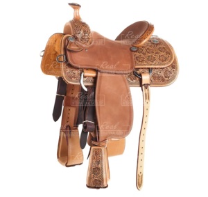 Silla de Montar Occidental Más Vendida, Silla de Carreras de Caballos Hecha a Mano, Disponible a Precio de Mayoreo, Silla de Barril - Product Image 1