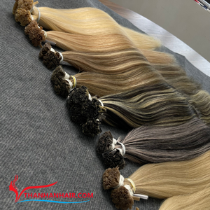 Extensiones de Cabello Natural Vietnamita de Punta Plana con Queratina Cruda, Paquetes de Cabello con Cutículas Alineadas, Doble Trama, Proveedor de Cabello Natural - Product Image 4