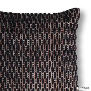 Funda de Almohada Cuadrada Moderna y Ecológica STAR HOMETEX, 100% Algodón Tejido a Rayas, con Cierre, Personalizable con Impresión Digital - Product Image 6
