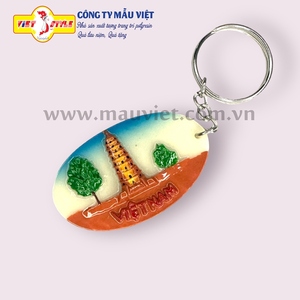 Fábrica de Vietstyle, venta al por mayor, artesanía de resina duradera, diseño de animales, llaveros de recuerdo de Color personalizados para hombres y mujeres - Product Image 2