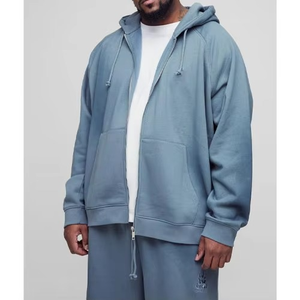 Sweat-shirt à capuche zippé à manches longues pour homme, mode automne-hiver, coupe ample décontractée, vêtements de sport pour homme - Product Image 1