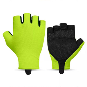 Gants de cyclisme mi-doigts pour hommes, respirants, pour sports d'été, course à vélo, nouveau design, vente directe usine pour activités extérieures et salle de sport - Product Image 1