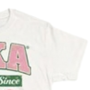 Inspired Graphic Tee <b>White</b> Cotton Short Sleeve Casual Sorority Style <b>Shirt</b> Trendy Printed Top <b>Women</b> Everyday Streetwear - Product Image 3