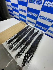 Super Vente Couleur Personnalisée Noir Cuticule Intact 100% Remy Hair I Tip Extensions de Cheveux Humains - Product Image 4