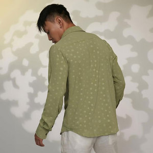 2024 printemps hommes élégant vêtements de travail décontractés chemise veste confortable ample à manches longues avec caractéristique de respirabilité - Product Image 5