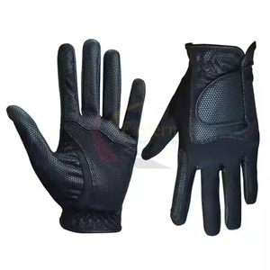 Gants de golf en cuir Cabretta personnalisés avec logo pour hommes, en peau de mouton, respirants, antidérapants et anti-UV, pour usage sportif - Product Image 1