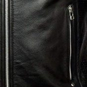 Men's Black Genuine Leather Motorcycle Jacket Stand Collar Zipper Closure Slim Fit Moto Style Autumn Wear - Product Image 4
