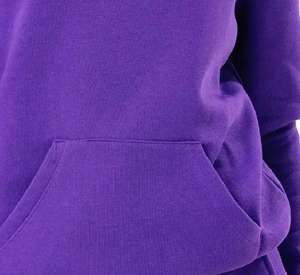 Conjunto deportivo morado para mujer, sudadera con capucha y pantalones, conjunto informal de dos piezas, ropa deportiva, ropa de calle - Product Image 6