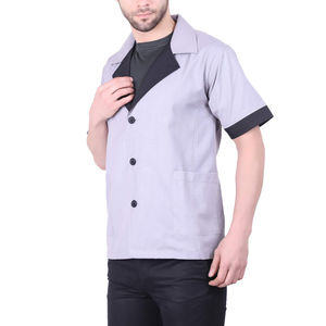 Vêtements d'infirmière personnalisés en gros, manches courtes, col en V, uniformes d'hôpital, polyester, élasthanne, jogger - Product Image 3