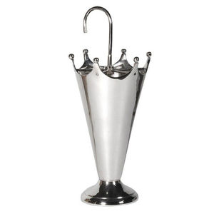 Metal Umbrella Stand Antique Brass Finish Freestanding Frame Structure One-Sided Capacity Home Decoration Umbrella Holder - Product Image 2