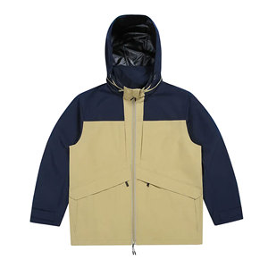 Windbreaker Men Casual Spring Autumn Lightweight <b>Jacket</b> New Arrival Hooded Contrast Color Zipper Up Stylish Comfortable - Product Image 1