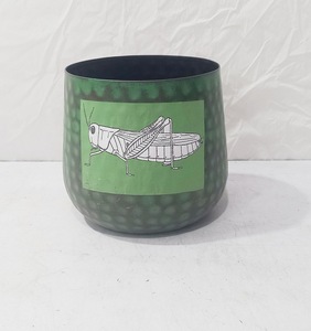 Pot de fleurs moderne en métal de grande taille, pour intérieur et extérieur, finition mate minimaliste, pot rond pour jardin, pour la décoration de la maison. - Product Image 4