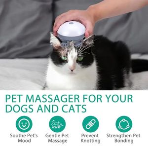 Massaggiatore Elettrico Portatile per il Cuoio Capelluto degli Animali Domestici con 4 Testine Rotanti per Cani e Gatti - Product Image 2