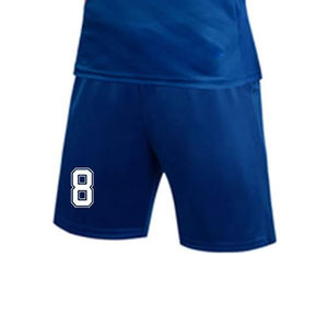 Maillot de rugby unisexe jaune et bleu à manches courtes, col en V, séchage rapide, respirant, écoresponsable, taille élastique, en Spandex/Polyester, pour le sport - Product Image 5