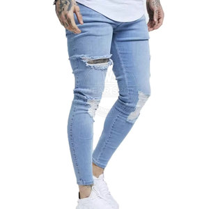 Pantalons pour hommes respirants, faible MOQ, sur mesure, dernier design, jeans délavés pour la vente en ligne - Product Image 5